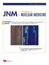Journal of Nuclear Medicine: 58 (8)