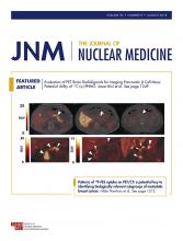 Journal of Nuclear Medicine: 59 (8)